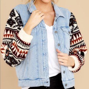 Z Supply Knit Denim Jacket